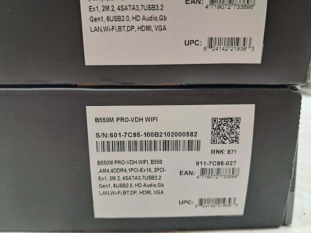 2x moederbord, msi, b550 pro-vdh amd - afbeelding 2 van  10