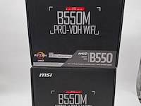 2x moederbord, msi, b550 pro-vdh amd - afbeelding 1 van  10