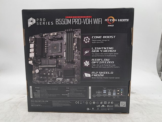 2x moederbord, msi, b550 pro-vdh amd - afbeelding 6 van  10