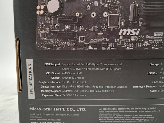 2x moederbord, msi, b550 pro-vdh amd - afbeelding 7 van  10