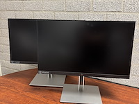 2x monitor – 24” full hd ips, hp, e24 g4, zwart , 2020-2021