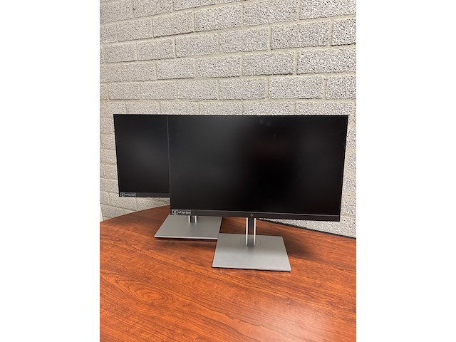 2x monitor – 24” full hd ips, hp, e24 g4, zwart , 2020-2021 - afbeelding 2 van  9