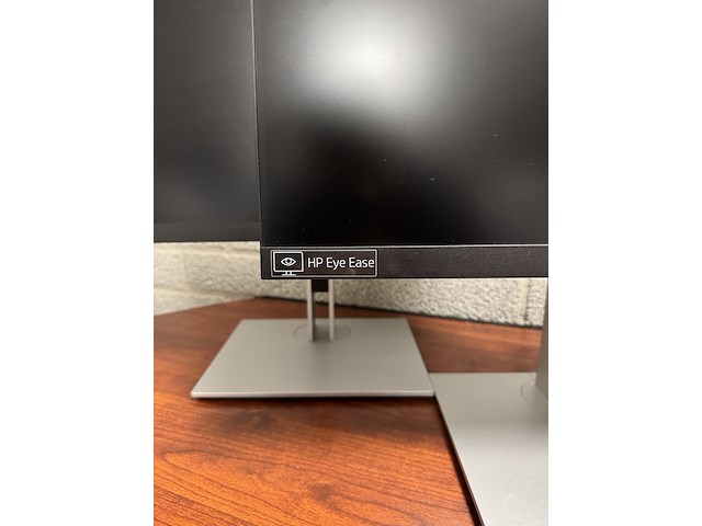 2x monitor – 24” full hd ips, hp, e24 g4, zwart , 2020-2021 - afbeelding 4 van  9