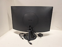 2x monitor curved, samsung, c32t550fdr, zwart - afbeelding 4 van  6