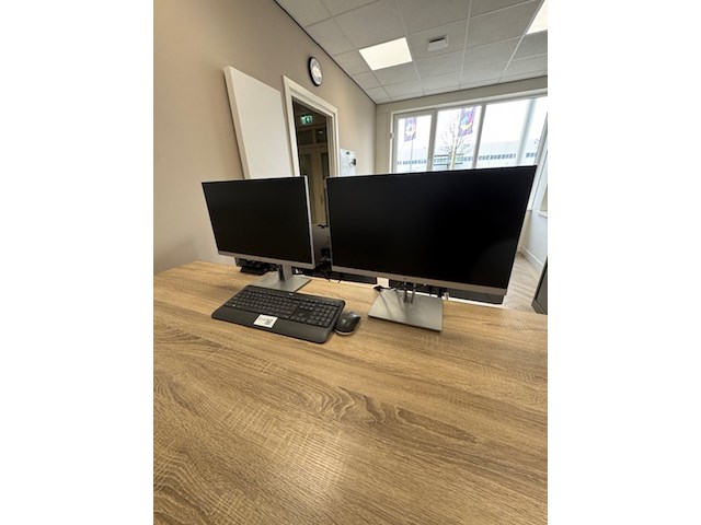 2x monitor, e233 - afbeelding 1 van  4