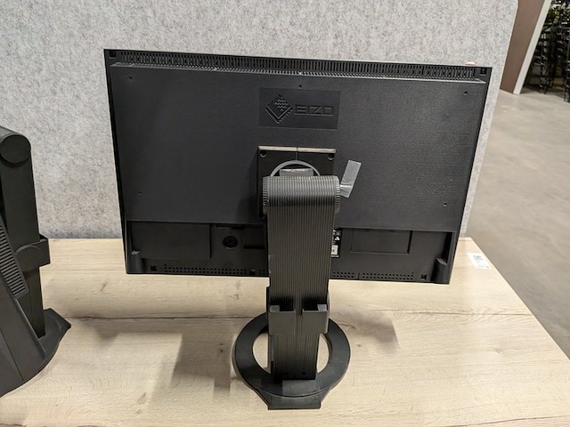 2x monitor, eizo, flexscan s2402w, zwart, 2010 - afbeelding 3 van  8