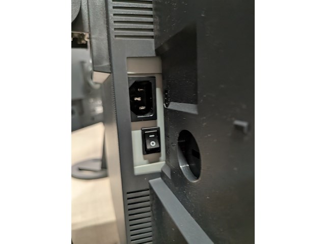 2x monitor, eizo, flexscan s2402w, zwart, 2010 - afbeelding 7 van  8