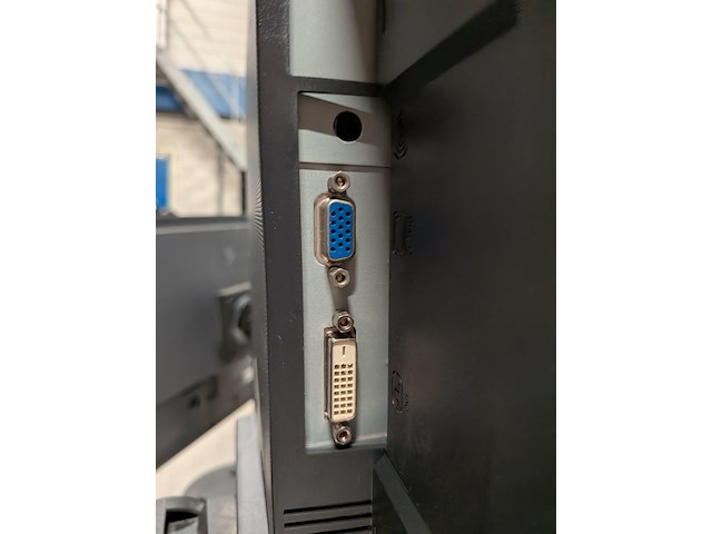 2x monitor, eizo, flexscan s2402w, zwart, 2010 - afbeelding 8 van  8