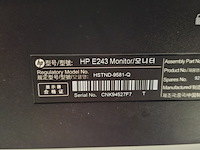 2x monitor hp, e243, 2019 - afbeelding 5 van  10