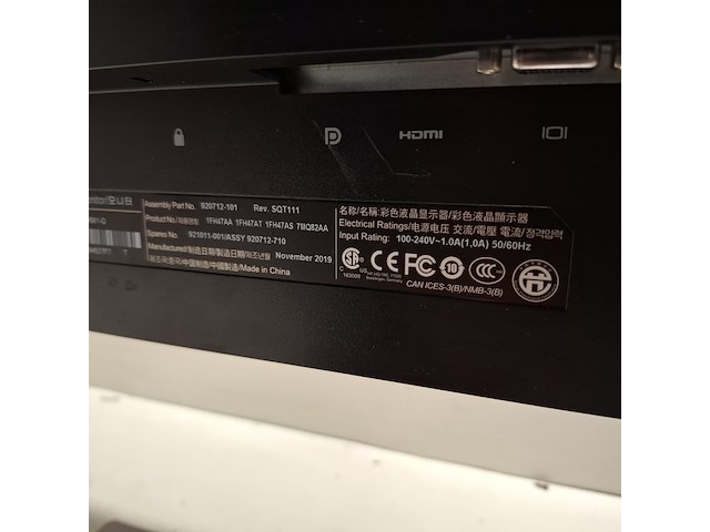 2x monitor hp, e243, 2019 - afbeelding 6 van  10