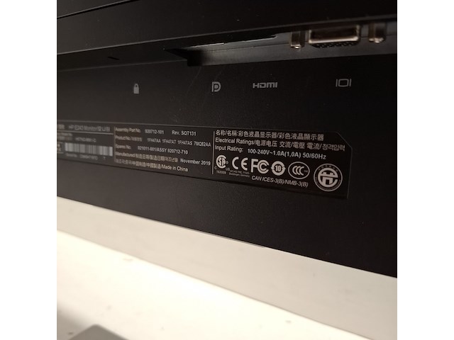 2x monitor hp, e243, 2019 - afbeelding 10 van  10