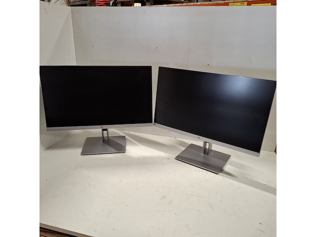 2x monitor hp, e243, 2019 - afbeelding 1 van  10