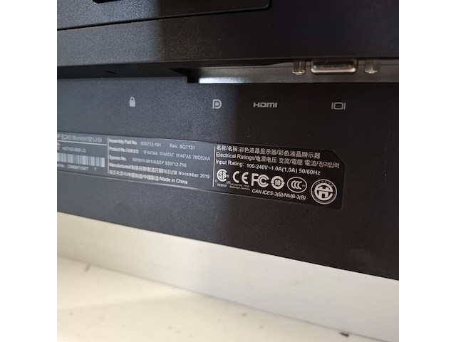 2x monitor hp, e243, 2019 - afbeelding 10 van  10