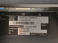 2x monitor hp, f0w81aa f0w81at, 2014 - afbeelding 4 van  17