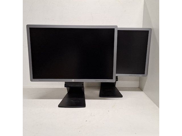 2x monitor hp, f0w81aa f0w81at, 2014 - afbeelding 1 van  17