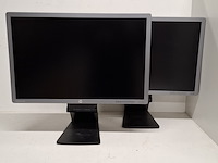2x monitor hp, f0w81aa f0w81at, 2014 - afbeelding 1 van  17