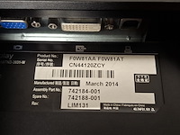 2x monitor hp, f0w81aa f0w81at, 2014 - afbeelding 4 van  19