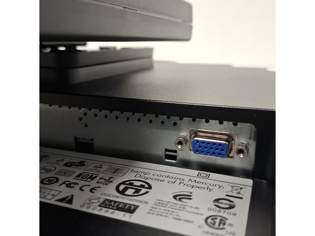 2x monitor, hp, le2201w, 2011 - afbeelding 2 van  14
