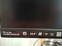 2x monitor iiyama, prolite xub2493hs en xu2493hs - afbeelding 5 van  6