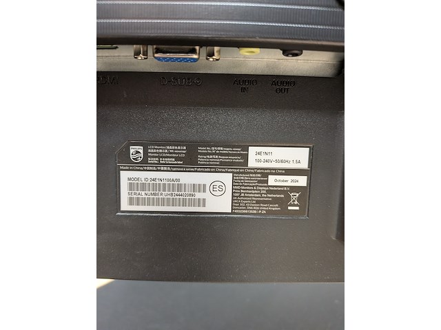 2x monitor op arm philips, 24e1n11, bouwjaar 2024 - afbeelding 3 van  5