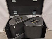 2x monitor/floor speaker, electrovoice, t221m, zwart