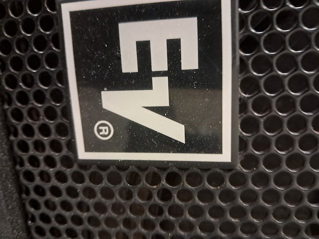 2x monitor/floor speaker, electrovoice, t221m, zwart - afbeelding 6 van  9