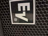 2x monitor/floor speaker, electrovoice, t221m, zwart - afbeelding 6 van  9