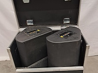 2x monitor/floor speaker, electrovoice, t221m, zwart