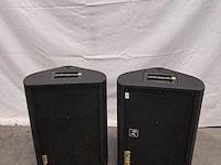 2x monitor/floor speaker, electrovoice, t221m, zwart - afbeelding 6 van  10