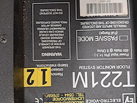 2x monitor/floor speaker, electrovoice, t221m, zwart - afbeelding 10 van  10