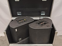 2x monitor/floor speaker, electrovoice, t221m, zwart