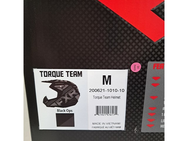 2x motorhelm, torque team, fxr - afbeelding 8 van  9