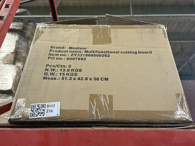 2x multifunctionele snijplank, meateor - afbeelding 1 van  1