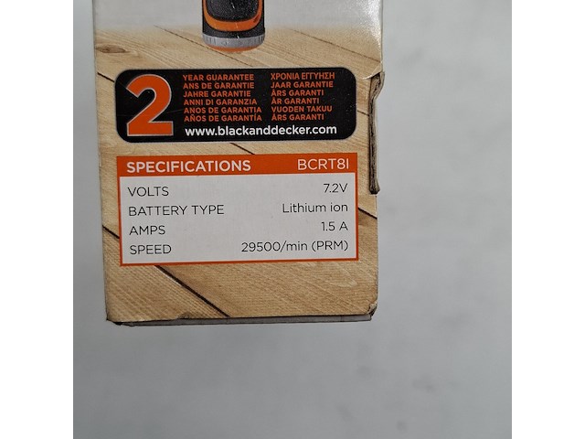 2x multitool, black&decker, bcrt8i - afbeelding 7 van  7