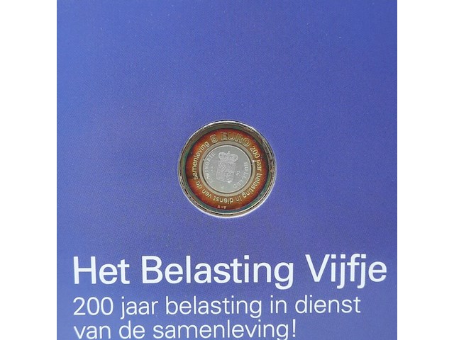 2x munt, 'het belasting vijfje' - afbeelding 3 van  9
