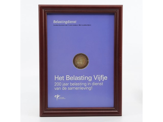 2x munt, 'het belasting vijfje' - afbeelding 5 van  9