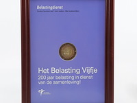 2x munt, 'het belasting vijfje' - afbeelding 5 van  9