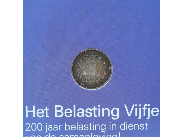2x munt, 'het belasting vijfje' - afbeelding 6 van  9