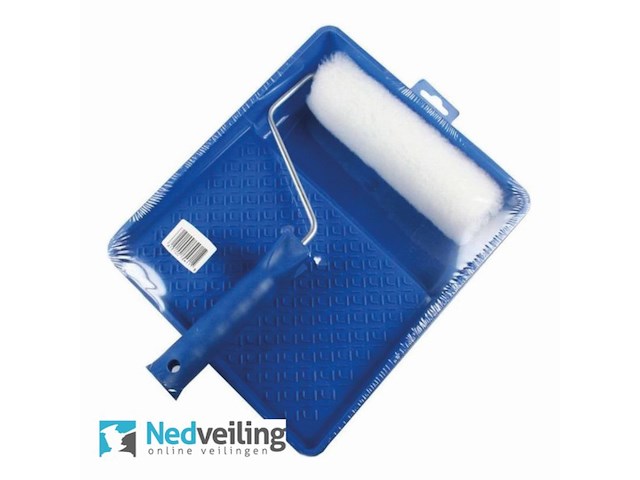 2x muurverfset (bak en roller) - afbeelding 1 van  3