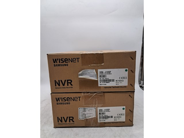 2x netwerk video recorder, samsung, wisenet xrn-410sp - afbeelding 2 van  4