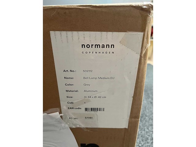 2x normann copenhagen bell - hanglamp - ongebruikt - afbeelding 7 van  11