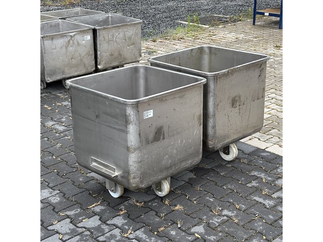 2x normwagen | rvs - afbeelding 1 van  6