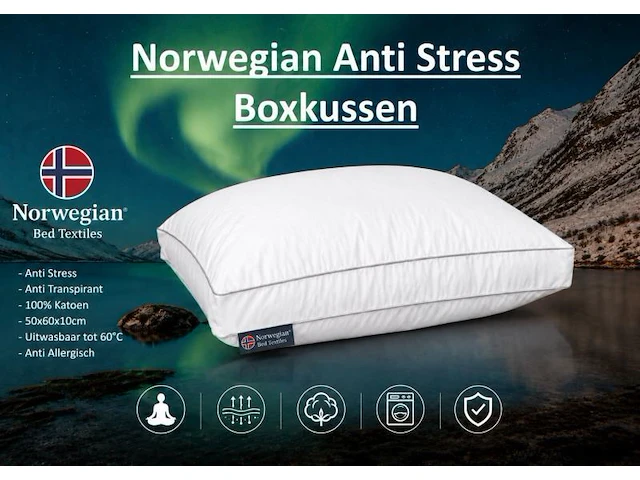 2x norwegian anti-stress boxkussen - afbeelding 1 van  1