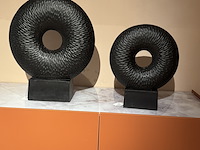 2x object op voet raw interiors, zwart - afbeelding 2 van  5