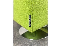 2x offecct solitaire - draaibare design fauteuil - 2 kleuren groen - afbeelding 1 van  1