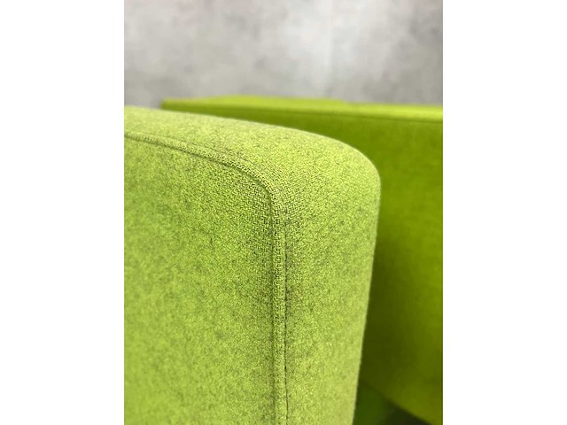 2x offecct solitaire - draaibare design fauteuil - 2 kleuren groen - afbeelding 6 van  9