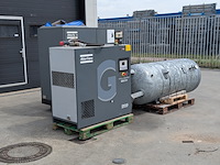 2x olie-geïnjecteerde schroefcompressor, atlas copco, ga30 & ga7ff, incl. persluchttank - afbeelding 12 van  23