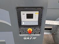 2x olie-geïnjecteerde schroefcompressor, atlas copco, ga30 & ga7ff, incl. persluchttank - afbeelding 19 van  23