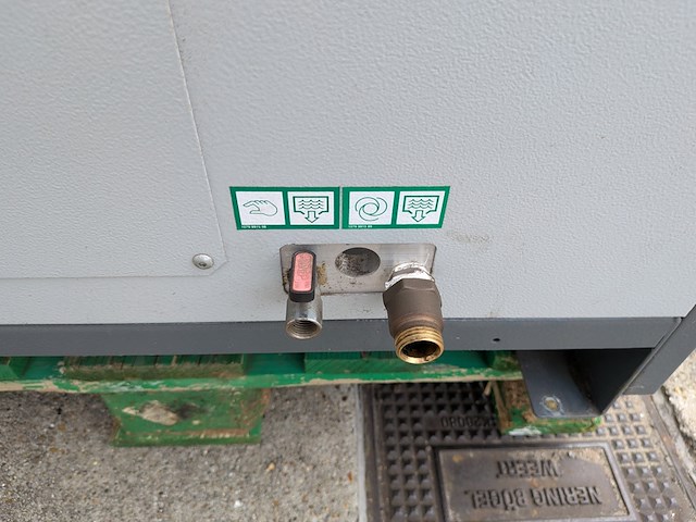 2x olie-geïnjecteerde schroefcompressor, atlas copco, ga30 & ga7ff, incl. persluchttank - afbeelding 21 van  23