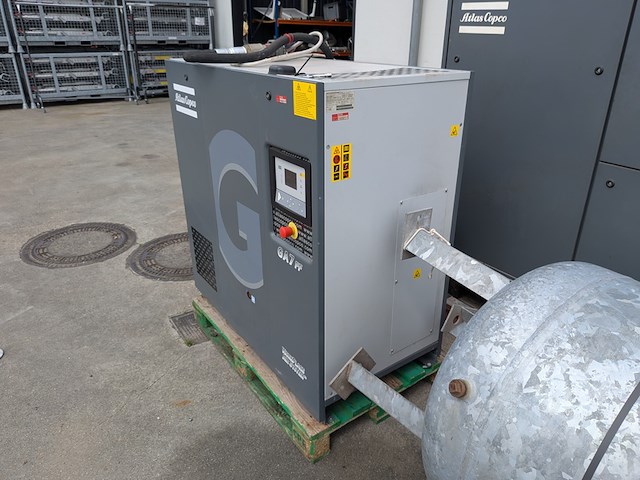 2x olie-geïnjecteerde schroefcompressor, atlas copco, ga30 & ga7ff, incl. persluchttank - afbeelding 23 van  23